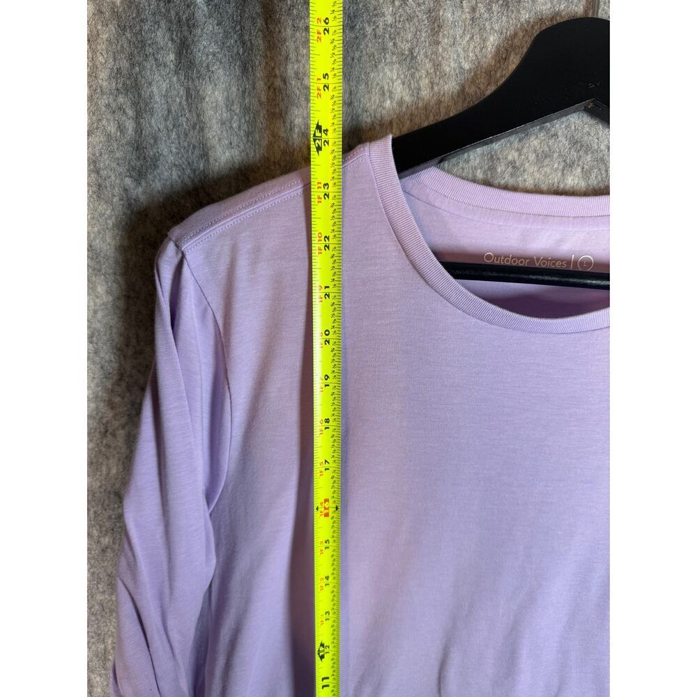 Outdoor Voices Womens Lightweight Basic Long Slee… - image 6